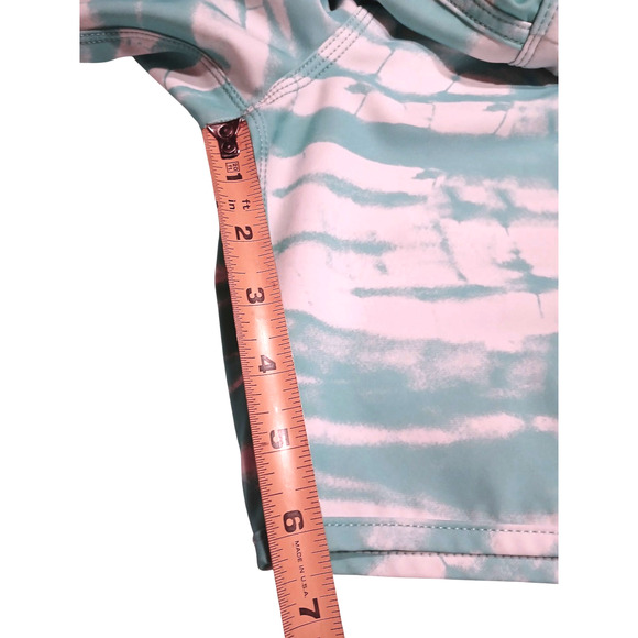 Hurley Phantom Tigerbyte Board Shorts Mens Sz 32 Aqua White Swim Stretch Tie Dye - Picture 8 of 12